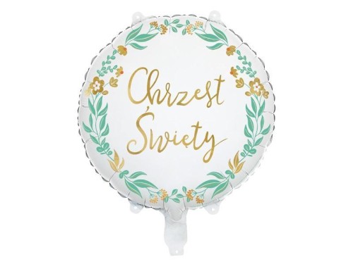 Balon foliowy Chrzest Święty 45cm