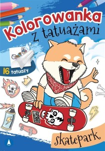KOLOROWANKA Z TATUAŻAMI. SKATEPARK