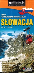 MAPA SAMOCHODOWA - SŁOWACJA 1:500 000