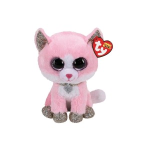 BEANIE BOOS FIONA - RÓŻOWY KOT 15CM, TY