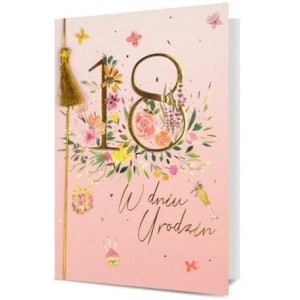 KARNET B6 URODZINY 18