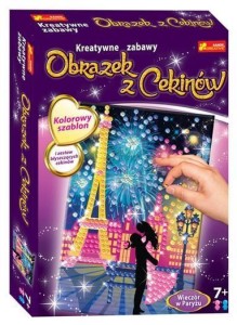 OBRAZEK Z CEKINÓW. WIECZÓR W PARYŻU