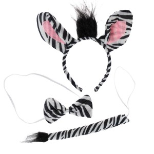 STRÓJ - ZESTAW Z OGONKIEM - ZEBRA