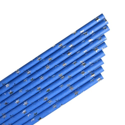 Słomki papierowe Galaxy 12szt