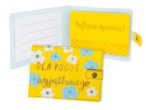 PORTFELIK DLA KOGOŚ WYJĄTKOWEGO KWIATKI