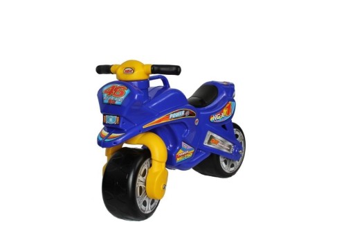 Jeździk biegowy Motorek niebieski, 3toysm