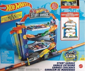 HOT WHEELS CITY GARAŻ PARKING Z WINDĄ, MATTEL