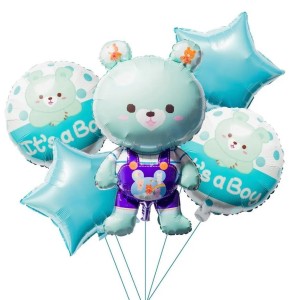 ZESTAW BALONÓW FOLIOWYCH IT'S A BOY 5SZT