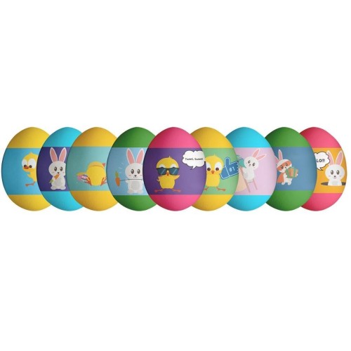 Owijki termokurczliwe na jajka 9szt