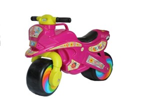 JEŹDZIK BIEGOWY MOTOREK RÓŻOWY, 3TOYSM
