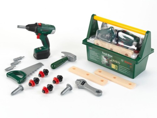 Skrzynka narzędziowa Bosch z wiertarko-wkrętarką