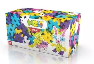 KLOCKI MELI MAXI PINK 100SZT, MELI