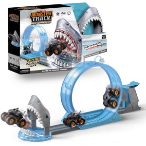 TOR WYŚCIGOWY MONSTER TRACK SHARK Z PĘTLĄ + AUTKA
