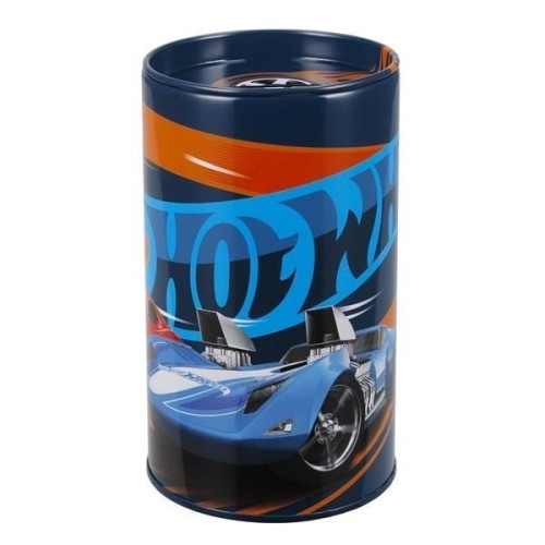 Skarbonka metalowa okrągła Hot Wheels, STARPAK