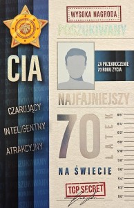 KARNET URODZINY 70 MĘSKIE POSZUKIWANY