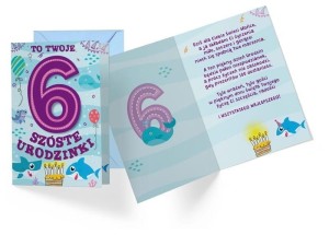 KARNET B6 PR-290 URODZINY 6
