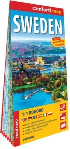 SWEDEN - ROAD MAP 1:1 000 000 LAM W.2024