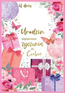 KARNET DK-1224 URODZINY (WYMIENNE CYFRY)