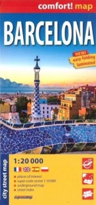 COMFORT! MAP BARCELONA 1:20 000 W.2025