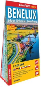 COMFORT!MAP BENELUX. BELGIA, HOLANDIA, LUKSEMBURG