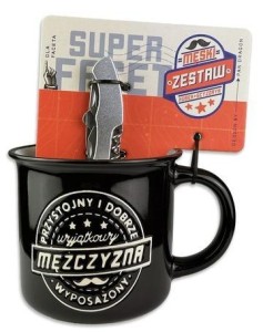 ZESTAW KUBEK + SCYZORYK, PAN DRAGON