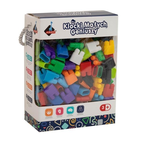 Klocki małych geniuszy - cegiełki 260 elementów