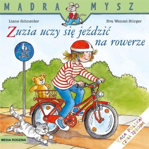 MĄDRA MYSZ. ZUZIA UCZY SIĘ JEŹDZIĆ NA ROWERZE