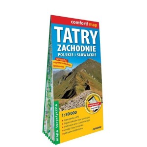 COMFORT! MAP TATRY ZACHODNIE. POLSKIE I SŁOWACKIE