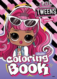 KOLOROWANKA Z NAKLEJKAMI LOL TWEENS CHERRY
