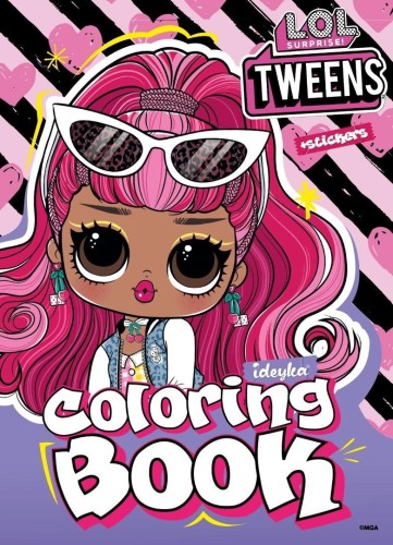 Kolorowanka z naklejkami LOL Tweens Cherry