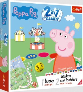 ŚWINKA PEPPA 2W1 CHIŃCZYK - WĘŻE I DRABINY TREFL