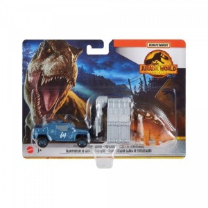 MATCHBOX JURASSIC WORLD TRANSPORTER Z STEGOZAUREM