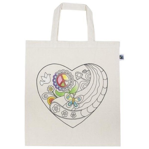 Bawełniana torba z motywem serca
