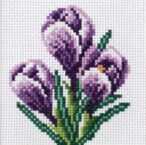 HAFT KRZYŻYKOWY - KROKUSY, ANEX-BIS