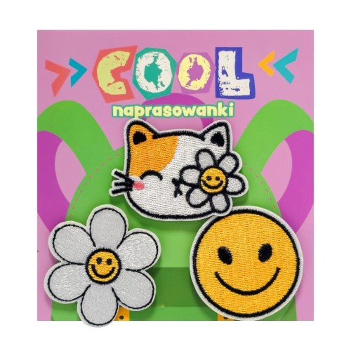 Naszywki/ naprasowanki na plecak cool. Kotek, MCD