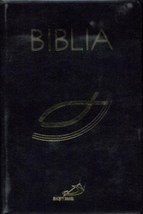BIBLIA Z RYBKĄ Z SUWAKIEM CZARNA, PRACA ZBIOROWA
