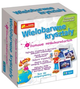 DOMOWE MINILABORATORIUM - WIELOBARWNE KRYSZTAŁY