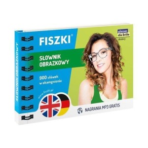 FISZKI. SŁOWNIK OBRAZKOWY - ANGIELSKI + NIEMIECKI
