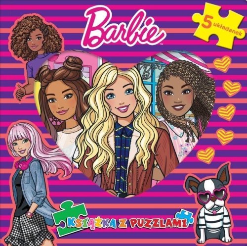 Barbie Książka z puzzlami, praca zbiorowa