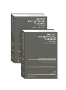 KODEKS POSTĘPOWANIA KARNEGO. KOMENTARZ T.1-2 W.7