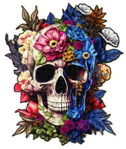 PUZZLE 232 DREWNIANE CZASZKA, RECENT TOYS