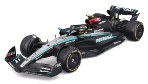 FORMULA WITH HELMET & PLASTIC STAND MERCEDES-AMG