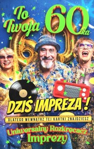 282 KARNET JCX NA 60 URODZINY DLA MĘŻCZYZNY Z...