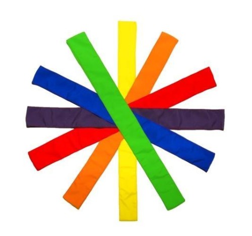 Zestaw szarf szkolnych w 6 kolorach, Akson