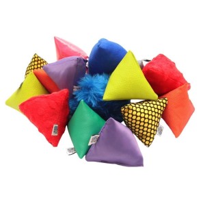 MEMO SENSORYCZNE WORECZKI PIRAMIDKI 20SZT