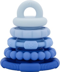 SILIKONOWA PIRAMIDA - 5 GRYZAKÓW NIEBIESKICH