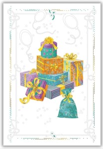 KARNET 12X18CM + KOPERTA PREZENTY