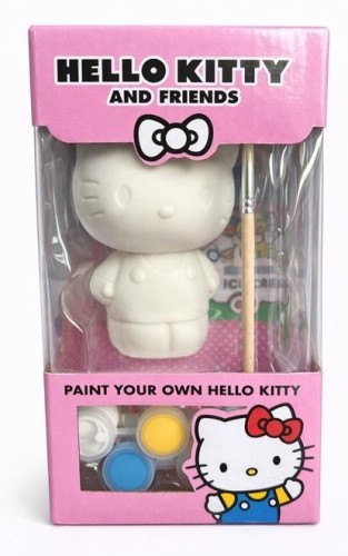 Figurka Hello Kitty do malowania + farbki, RMS