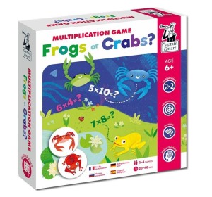 CAPTAIN SMART. FROGS OR CRABS? MULTIPLICATION GAME