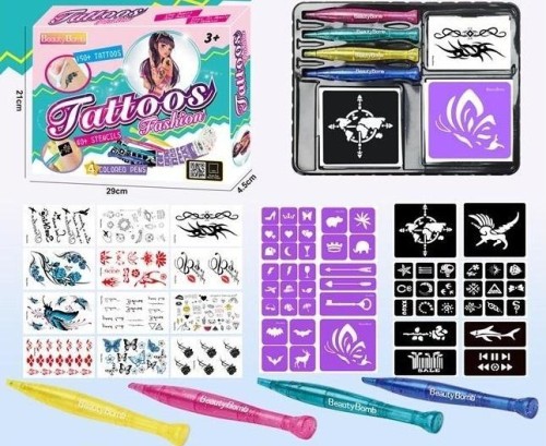 Zestaw tatuaży z piórem, Merkpol